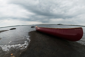 Merrimack Canoes Tennessean 14'6" Canoe at the lake side