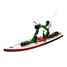 Load image into Gallery viewer, Red Shark Bike Surf Adventure Water Bike Side View