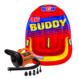 WOW Big Buddy 2P Towable Tube And Air MAx Pump