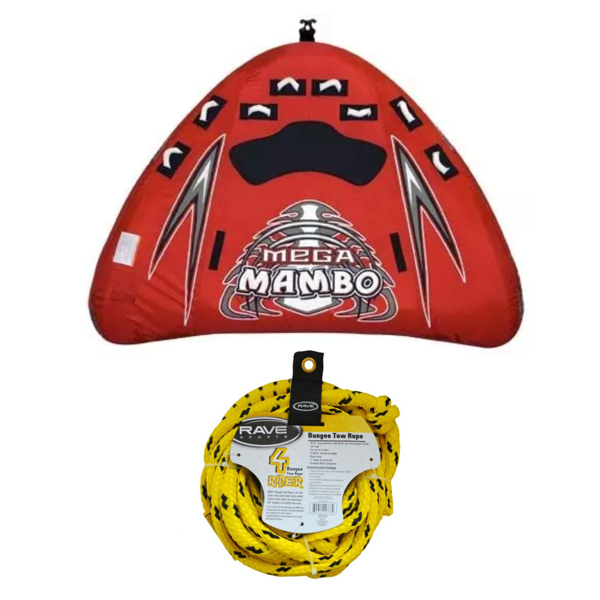 Rave Sports Mega Mambo 2367 with Bungee Tow Rope 02333