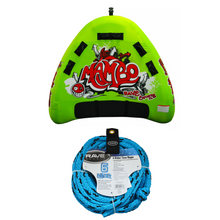 Load image into Gallery viewer, Rave Sports Mambo 3 Rider Towable 02463 with 6 Rider Tow Rope 01037
