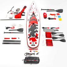 Load image into Gallery viewer, Red Shark Paddle Board including all kits