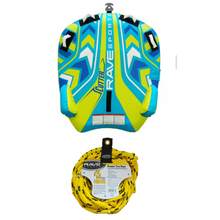 Load image into Gallery viewer, Rave Sports  Cutter 2 Person Towable 02826 with Bungee Tow Rope 02333