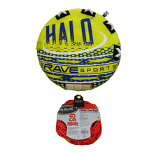Load image into Gallery viewer, Rave Sports Halo 2 Rider Towable 02825 with 2 Rider Tow Rope 02331