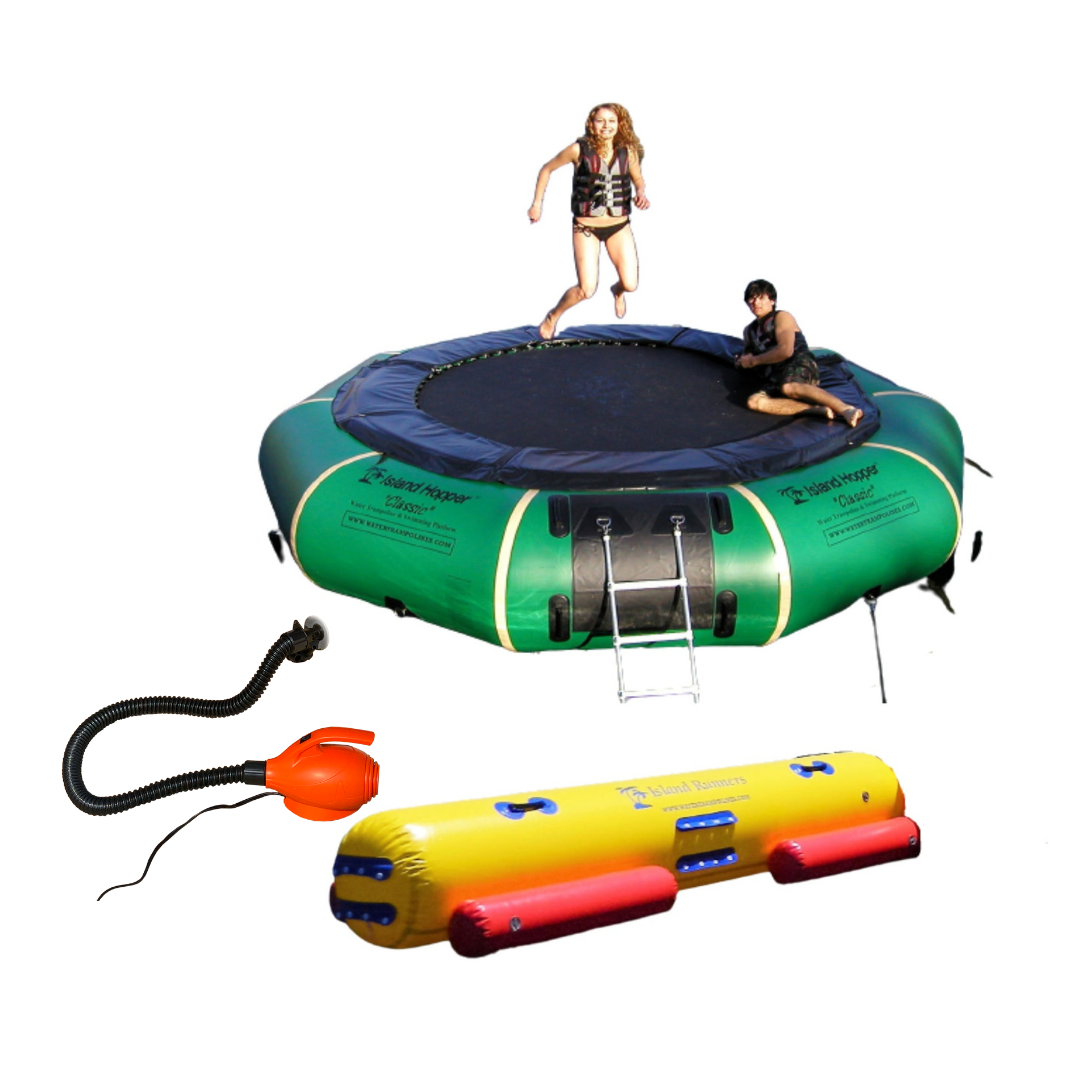 Island Hopper 15 Classic Water Trampoline 15'PVCTUBE GR