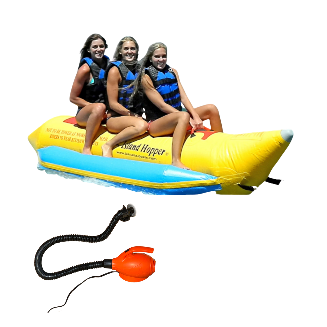 Island Hopper Heavy Recreational 3 Passenger Banana Boat 13'   PVC-3