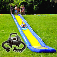 Load image into Gallery viewer, Rave 10&#39; Turbo Chute Catch Pool with Rave  High Speed Inflator/Deflator