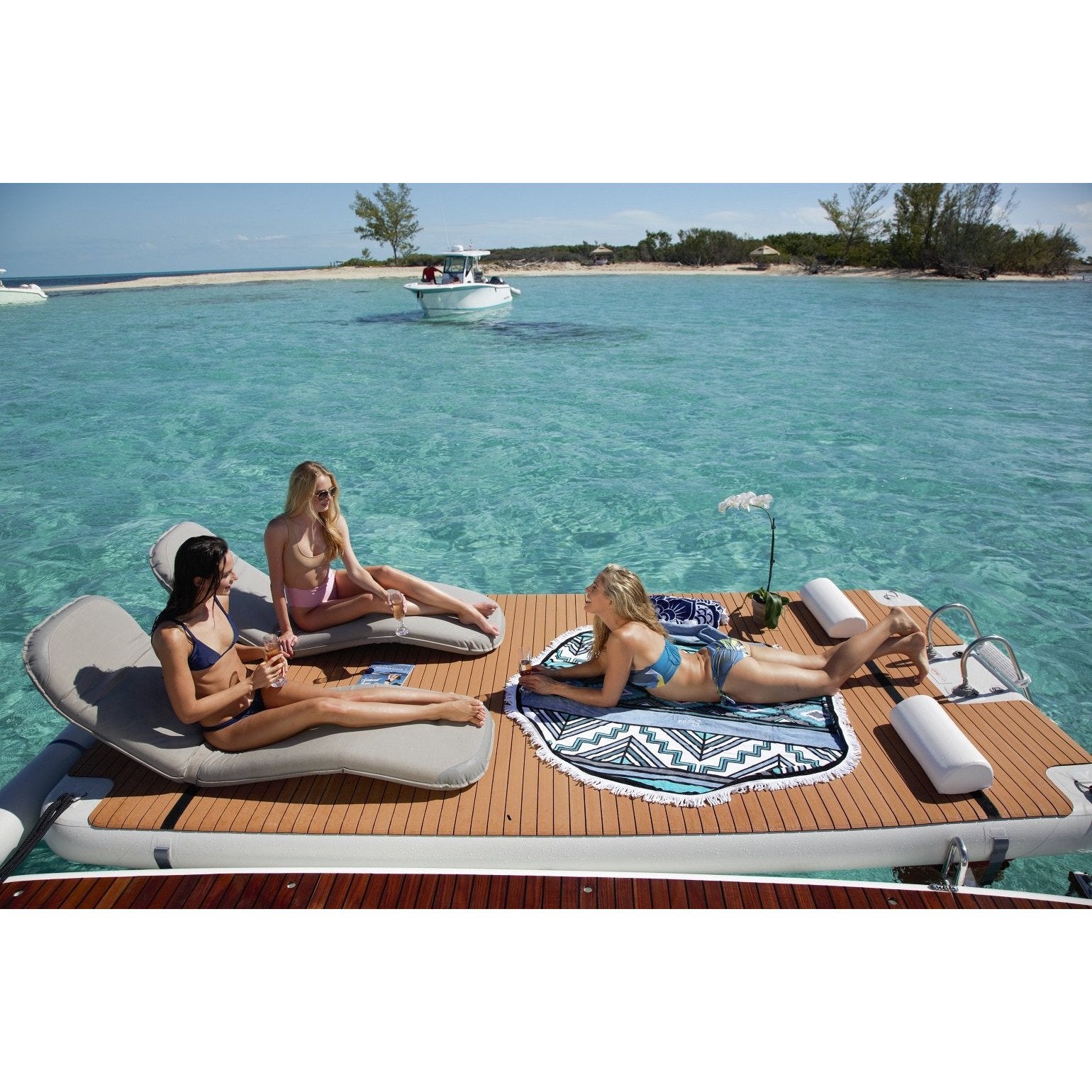 Accessories - NautiBuoy Leisure Pack - Luxury Inflatable Seats And Headrests