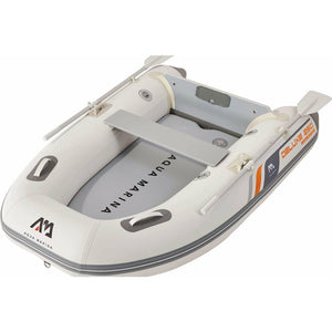 Boat - Aqua Marina DeLuxe U-Type Yacht Tender 8'2" (250cm) with DWF Air Deck BT-UD250  top left angle view