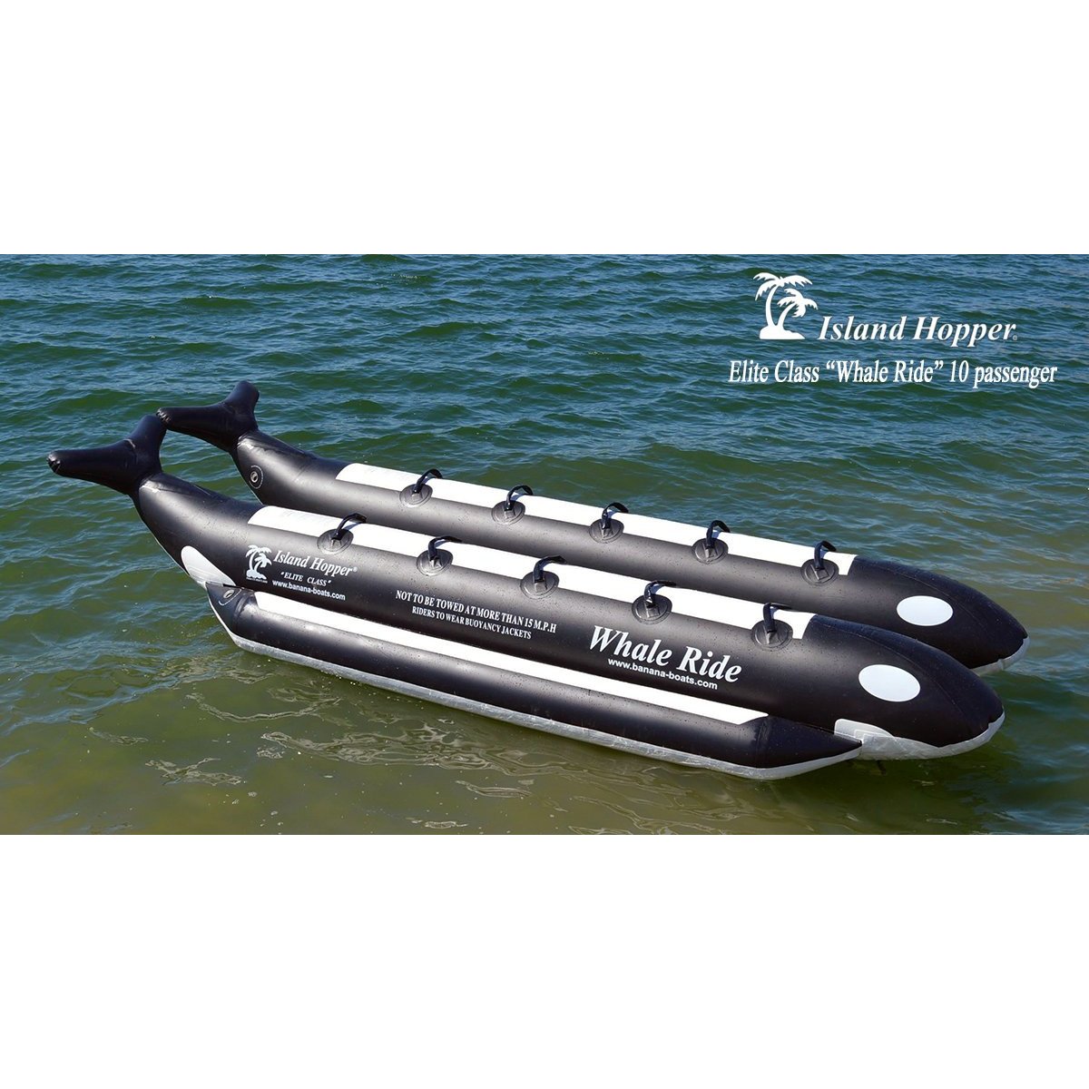 Banana Boat - Island Hopper 10 Passenger Elite Class Whale Ride Banana Boat 18'  PVC-10-WR