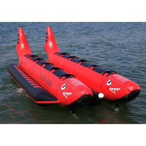 Banana Boat - Island Hopper Elite Class” 10 Passenger Red Shark Banana Boat 17'  RS-PVC-10