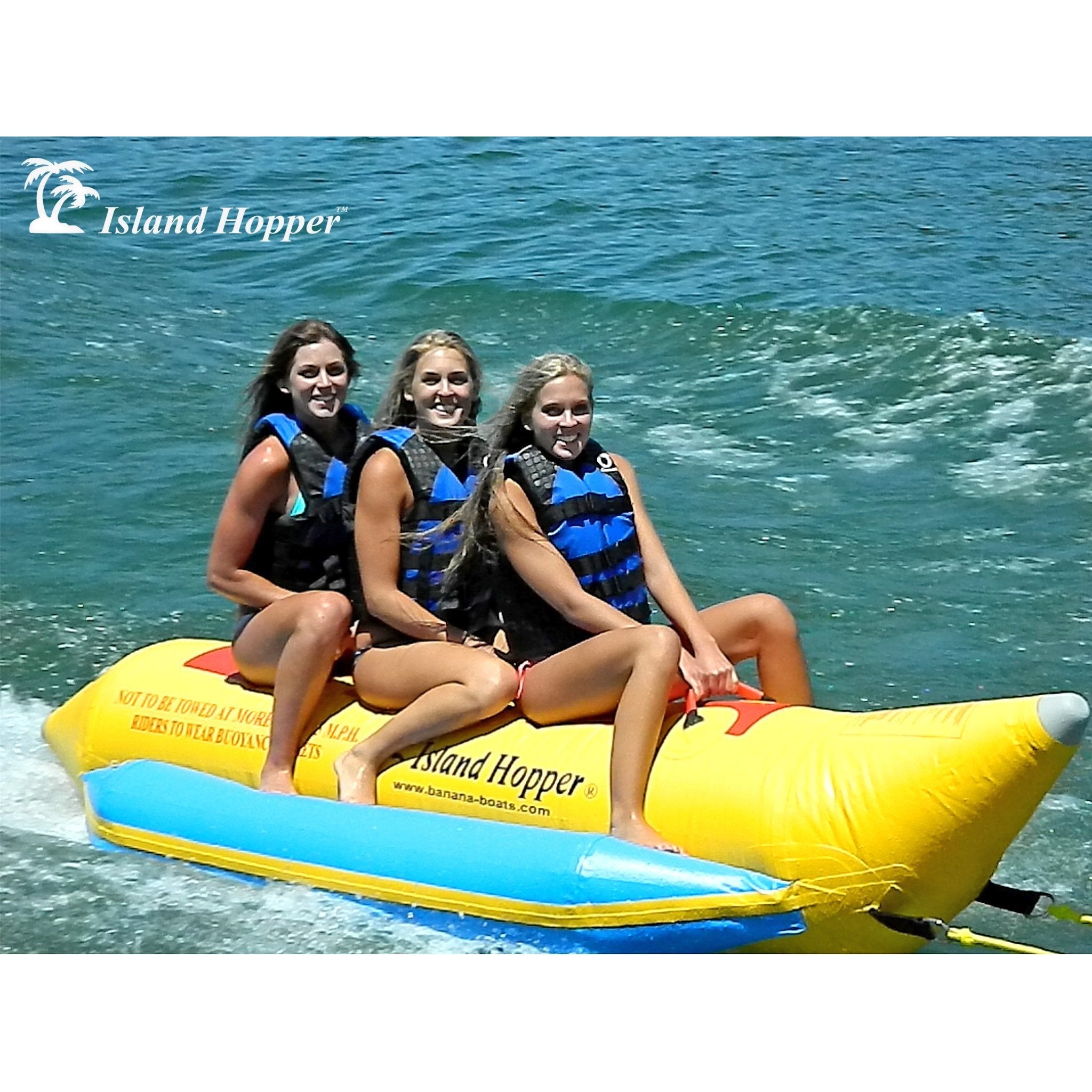 Banana Boat - Island Hopper Heavy Recreational 3 Passenger Banana Boat 13'   PVC-3