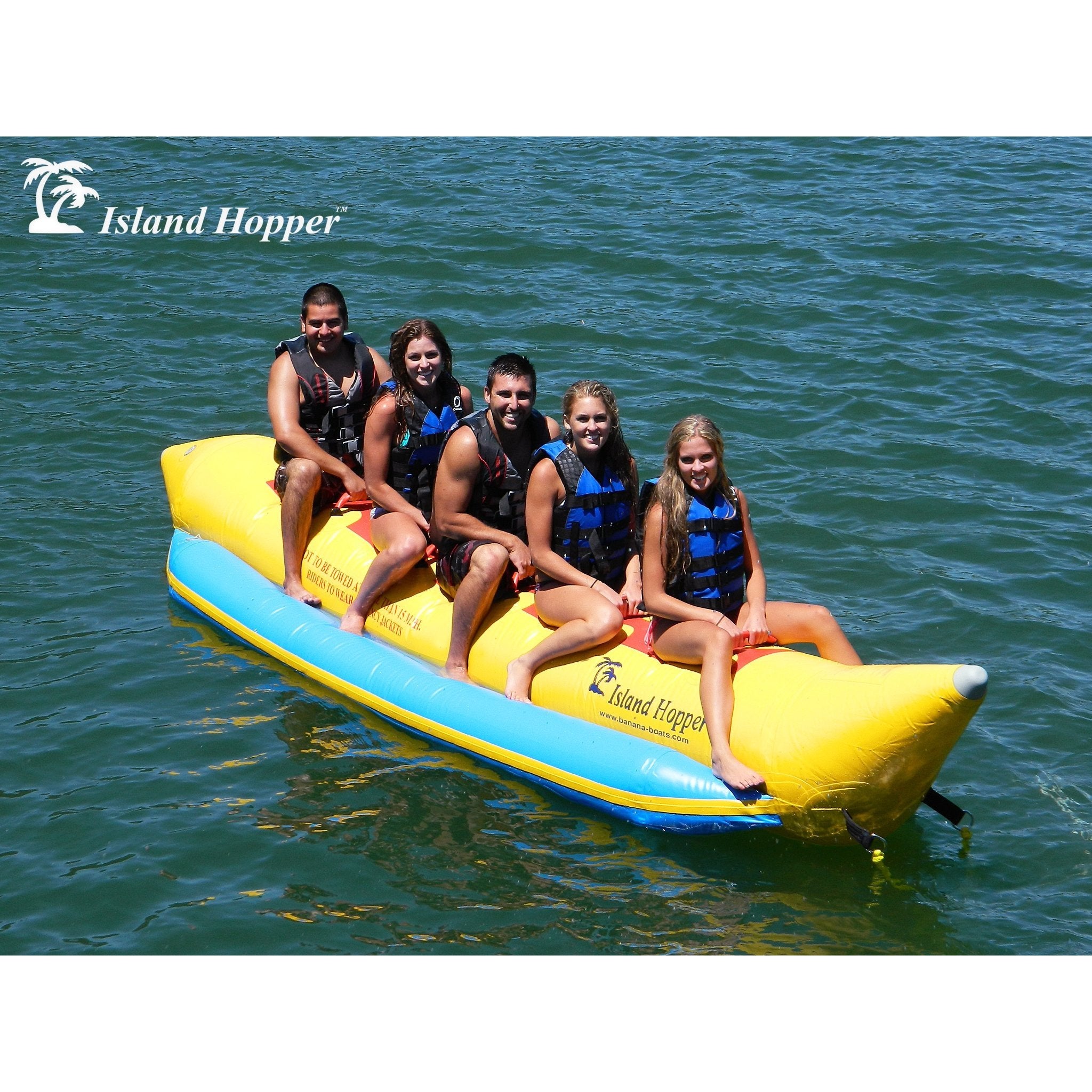 Banana Boat - Island Hopper Heavy Recreational 5 Passenger Banana Boat 17'  PVC-5