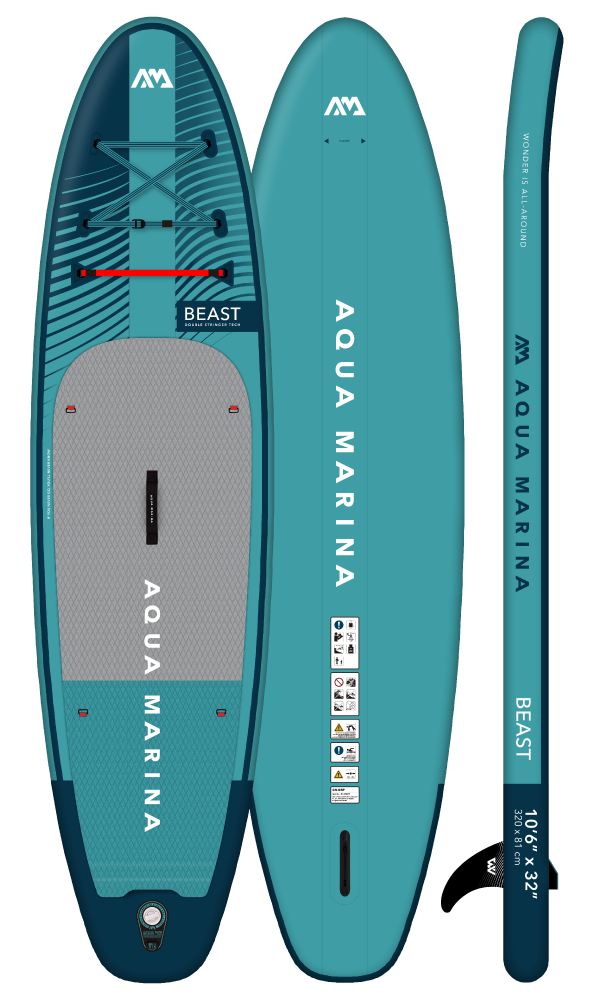 Aqua Marina 2023 Beast 10'6" Inflatable Paddle Board iSUP BT-23BEP