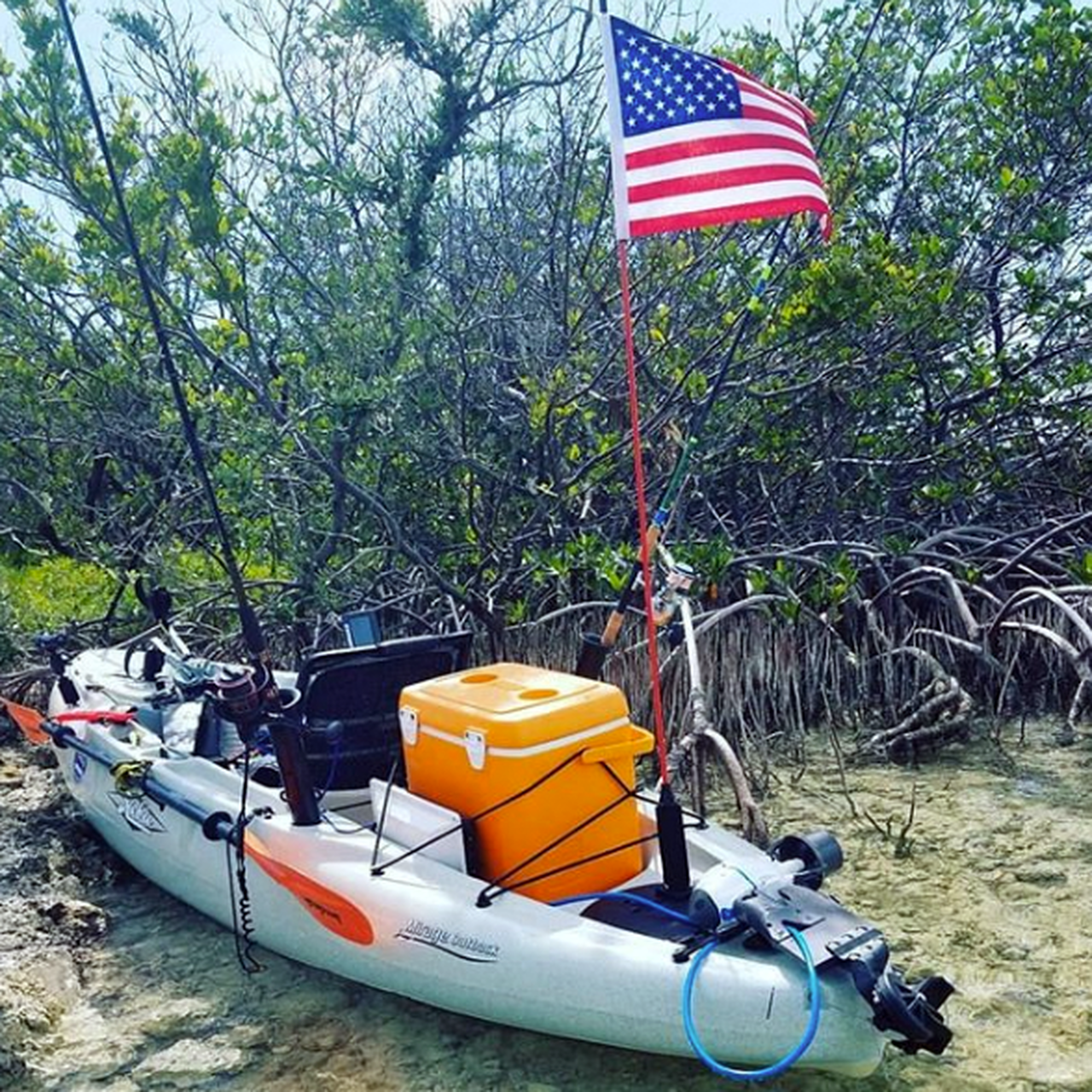 Hobie® Twist & Stow Rudder Adapter (J-2 Motors) AT-HBR-2102