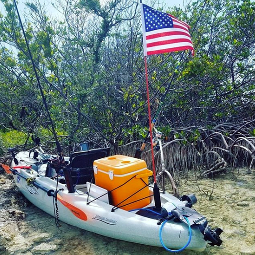 Hobie® Twist & Stow Rudder Adapter (J-2 Motors) AT-HBR-2102