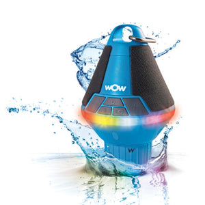 Blue WOW SOUND Buoy front with RGBY light turn on