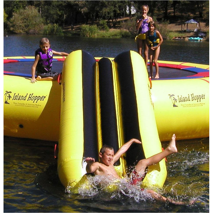 4 Kids Island Hopper Bounce N Slide Water Trampoline attachments Yellow