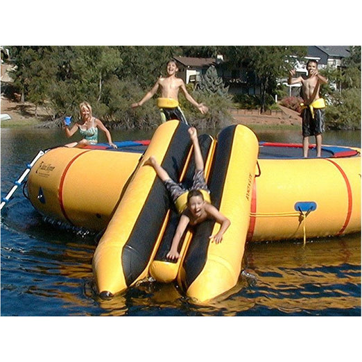 4 Kids Island Hopper Bounce N Slide Water Trampoline attachments Yellow