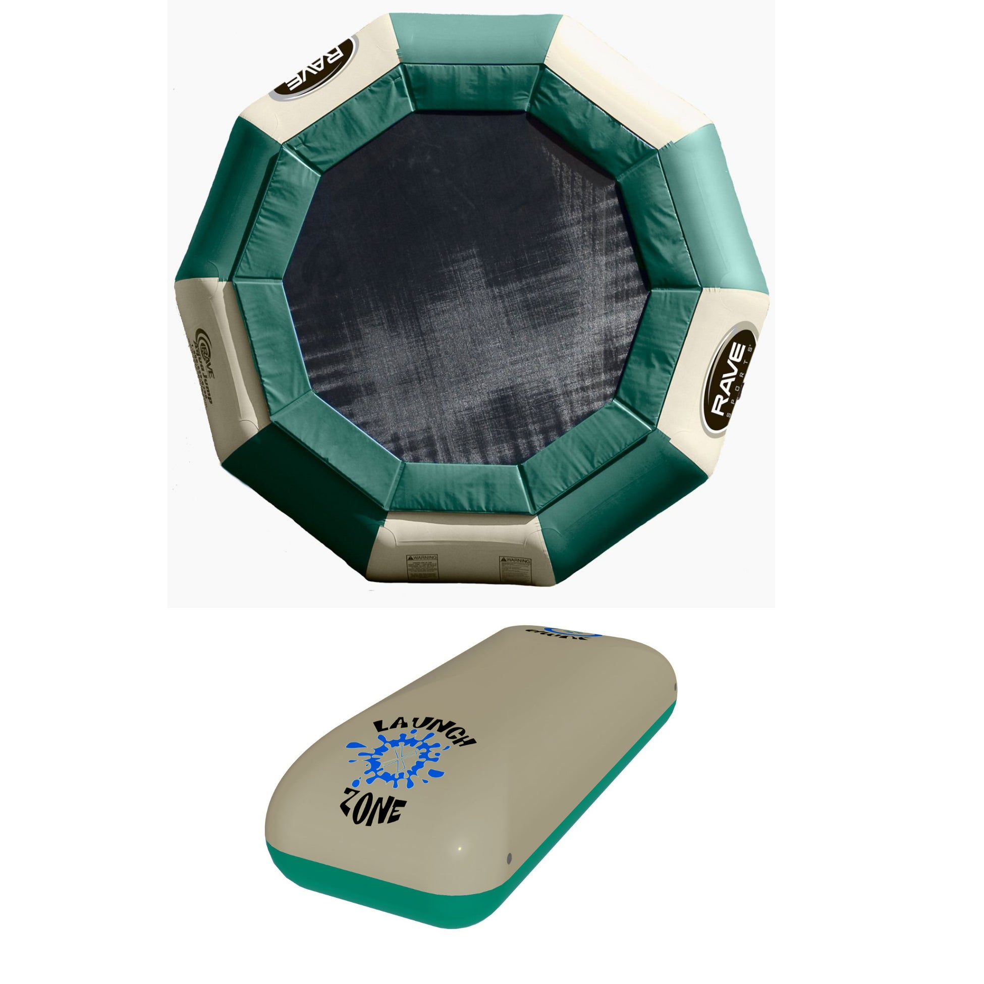 Bouncer - Rave Sports Aqua Jump 150 Northwoods Water Trampoline 00151