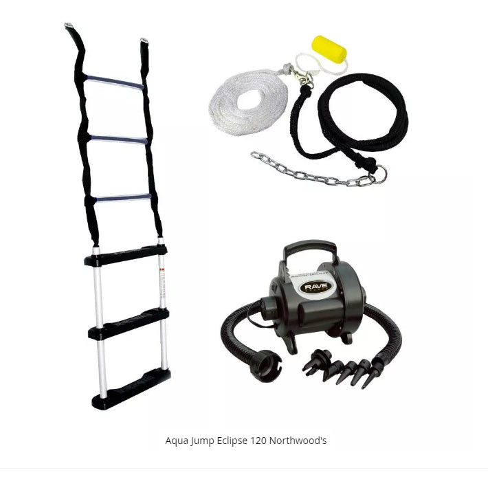 Bouncer - Rave Sports Aqua Jump Eclipse 120 Northwood's Water Trampoline  00121