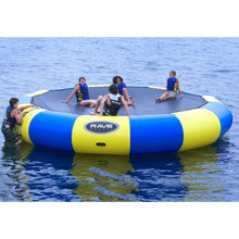 Load image into Gallery viewer, 5 person in Rave Sports Bongo Bouncer 20 - 20&#39;  Springless Water Bouncer 02020