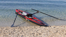 Load image into Gallery viewer, ROWONAIR Dude 18&#39; Inflatable Paddle Board with RowVista Rowing unit system