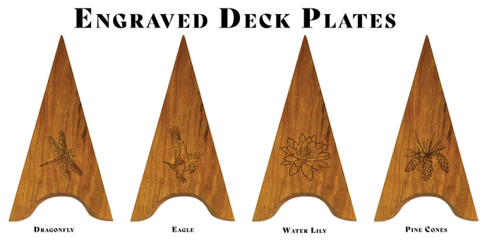 Merrimack Canoes Engraved Deck Plates