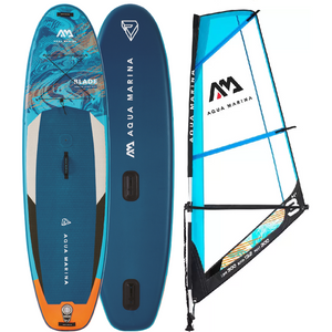Inflatable Paddleboard - Aqua Marina Blade 10'6" WindSUP Inflatable Stand Up Paddle Board 2022 with 3M blade sail