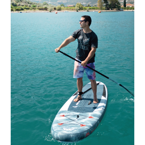 Inflatable Stand Up Paddleboard - MAn paddling with the Aqua Marina City Loop 10'2" Inflatable Stand Up Paddle Board 