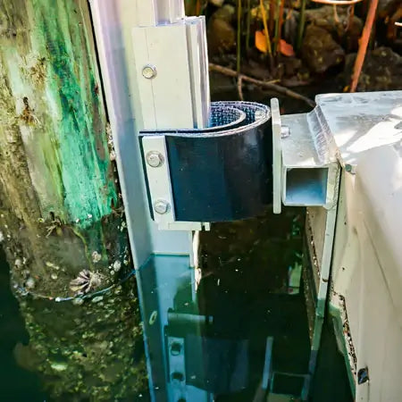 Kayak Dock Accessory - Seahorse Docking Rough Water Flex Slide - Wood Dock Installation