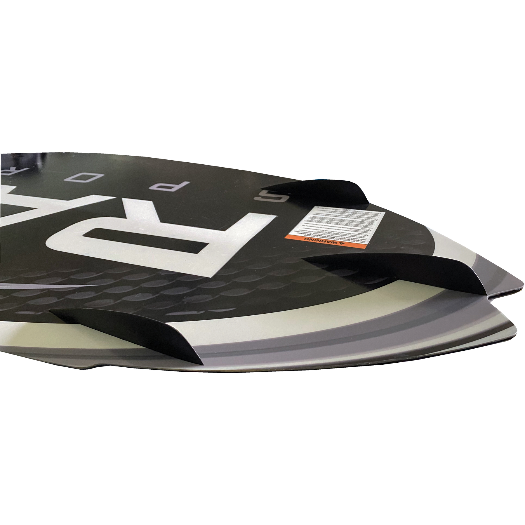 Rave Sports Fractal Wake Surf Board bottom part with it 3 fins