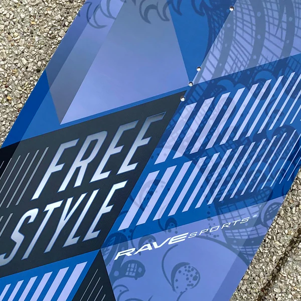 Rave Sports Freestyle Blue Wakeboard with RAVE boots