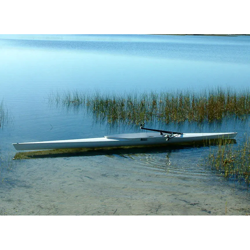 Boats - White Little River Marine Cambridge Rowing Shell on calm water