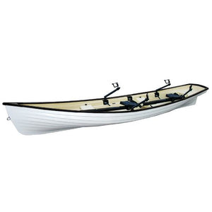 White With Bone Interior Heritage 15 Classic Little River Double Rowboat 
