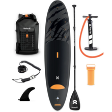 Load image into Gallery viewer, Inflatable Stand Up Paddle Board - Hurley Advantage 10&#39; Inflatable Stand Up Paddle Board Black-Tiger HUR-004 kit