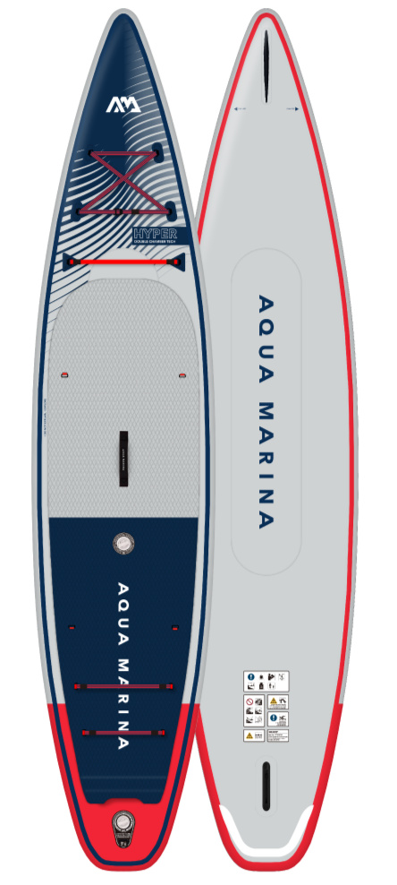 Aqua Marina 2023 Hyper 12'6" Inflatable Paddle Board (Navy)