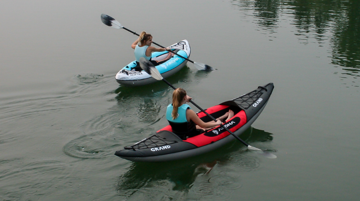Akona | Grand 11'Inflatable | Single Kayak – Light As Air Boats