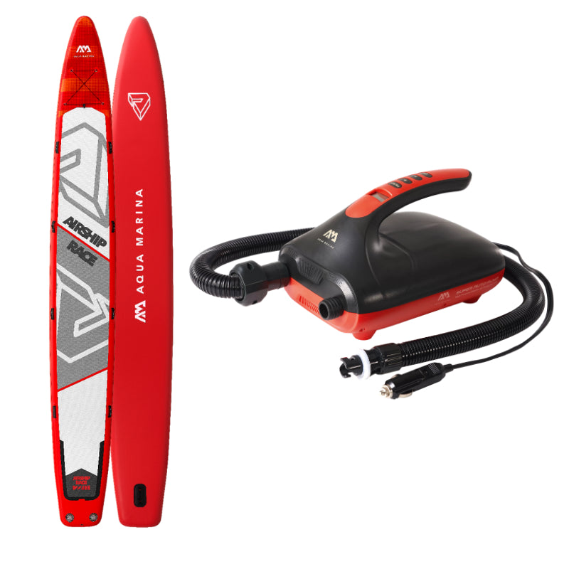 Inflatable Paddle Board - Aqua Marina 2021 Airship Race 22'0" Inflatable Paddle Board ISUP BT-20AS
