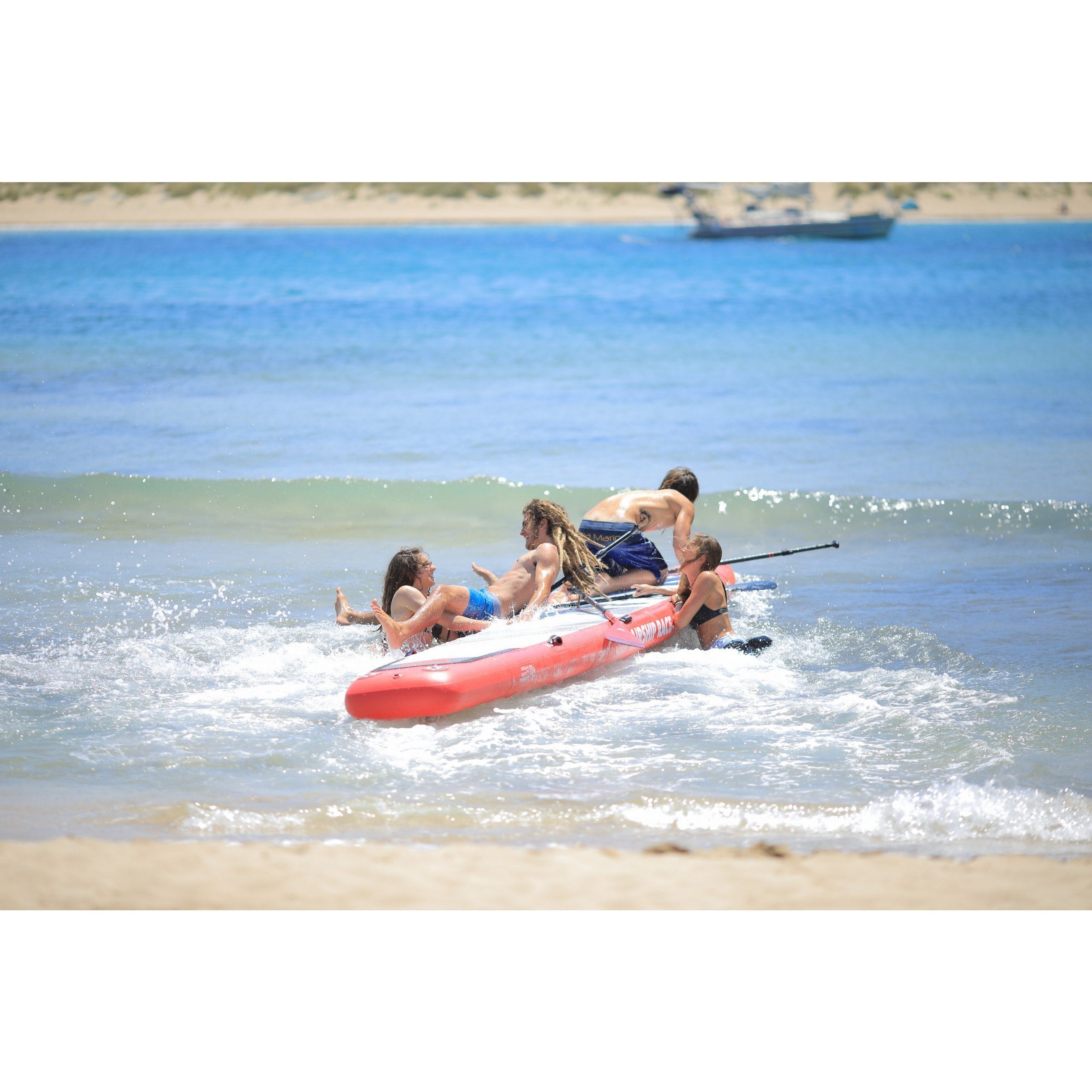Inflatable Paddle Board - Aqua Marina 2021 Airship Race 22'0" Inflatable Paddle Board ISUP BT-20AS