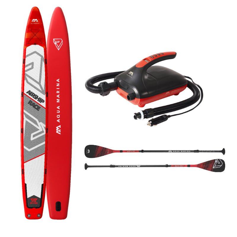 Inflatable Paddle Board - Aqua Marina 2021 Airship Race 22'0" Inflatable Paddle Board ISUP BT-20AS