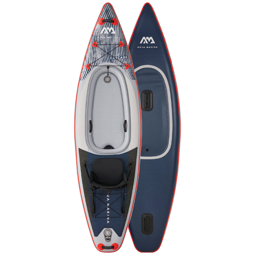Inflatable Paddle Board - Aqua Marina 2021 Cascade 11'2" Inflatable SUP-Kayak Hybrid BT-21CAP
