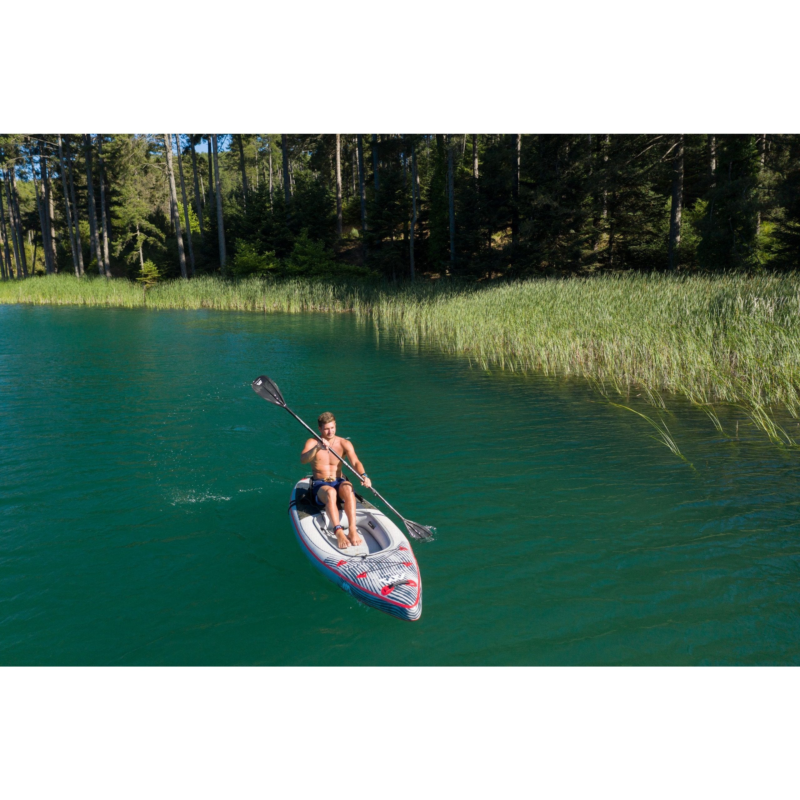 Inflatable Paddle Board - Aqua Marina 2021 Cascade 11'2" Inflatable SUP-Kayak Hybrid BT-21CAP