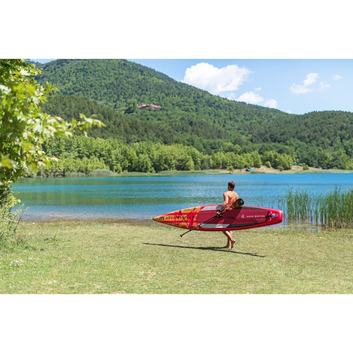 Inflatable Paddle Board - Aqua Marina 2021 Race 12'6" Inflatable Paddle Board ISUP BT-21RA01