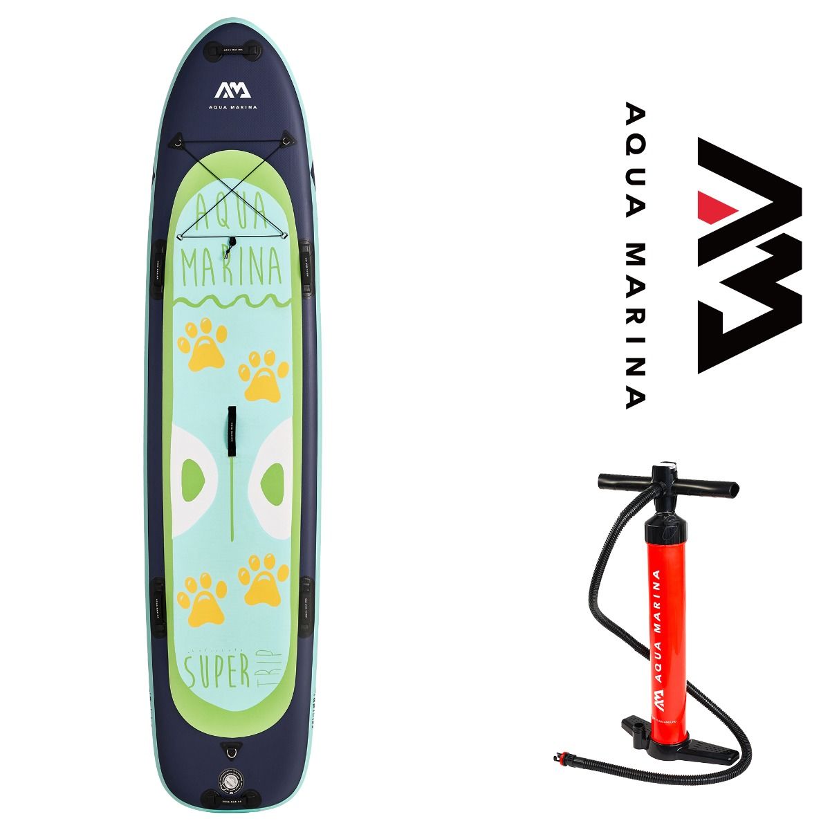 Inflatable Paddle Board - Aqua Marina 2021 Super Trip 12'2" Inflatable Paddle Board ISUP BT-21ST01