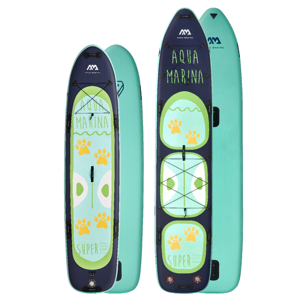 Inflatable Paddle Board - Aqua Marina 2021 Super Trip 12'2" Inflatable Paddle Board ISUP BT-21ST01