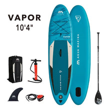 Load image into Gallery viewer, Inflatable Paddle Board - Aqua Marina 2021 Vapor 10&#39;4&quot; Inflatable Paddle Board ISUP BT-21VAP Ships In February