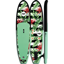 Load image into Gallery viewer, Inflatable Paddle Board - POP Board Co 10&#39;6&quot; Royal Hawaiian Mint/ Black