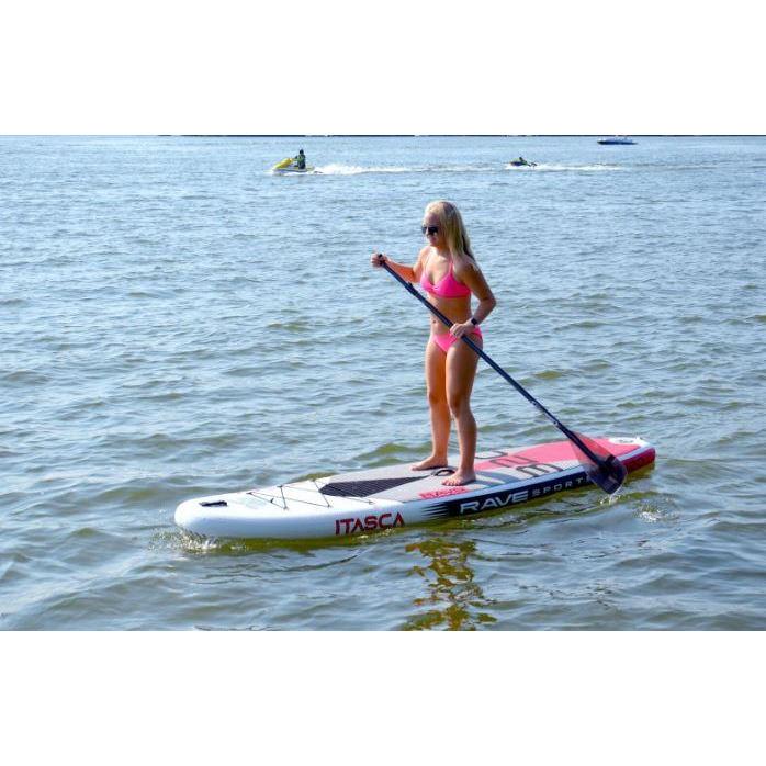 Inflatable Paddle Board - Rave Sports Itasca ISUP - Salmon Red 10'6" 02943