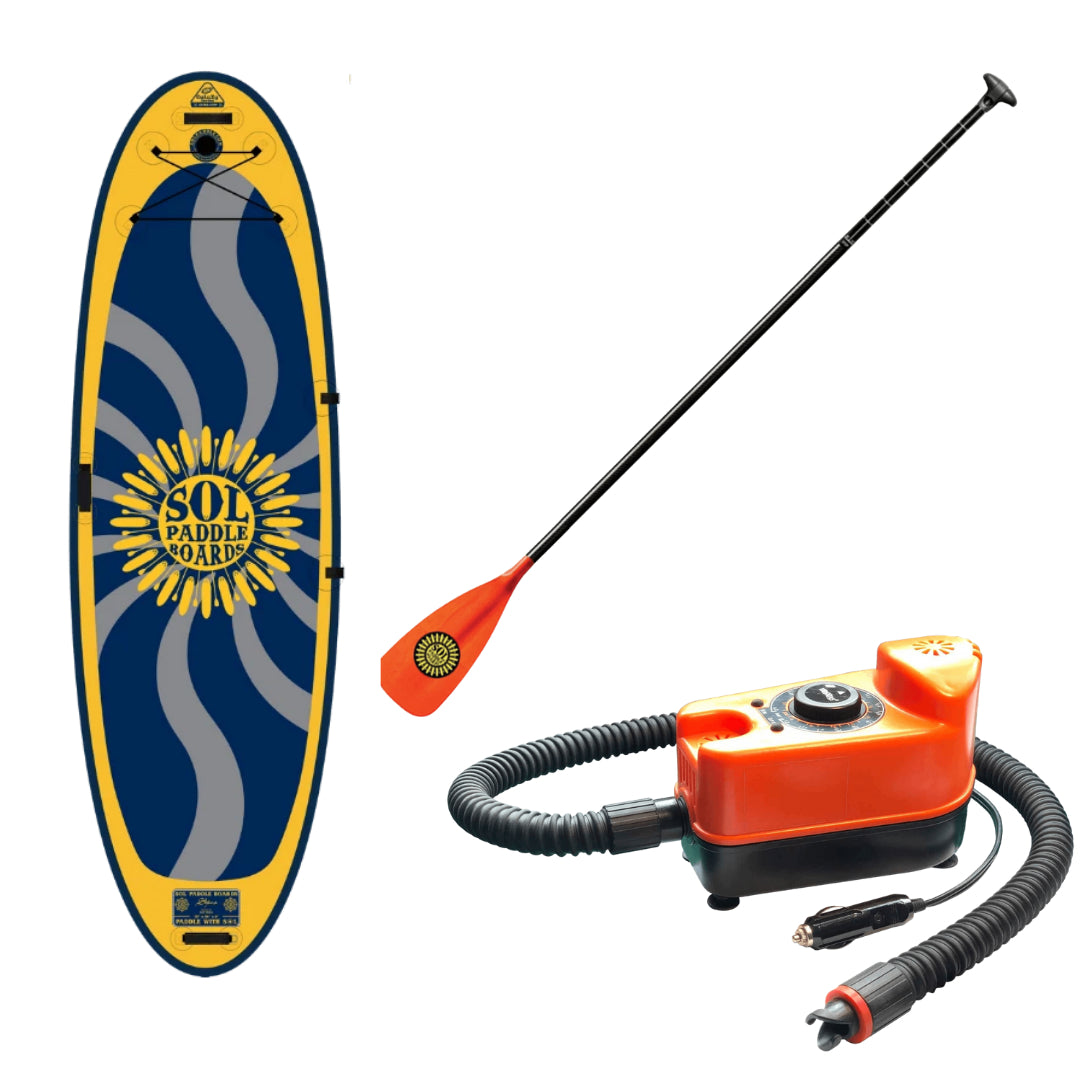 Inflatable Paddle Board - SOL Paddle Boards SOLshiva Inflatable Paddle Board - GalaXy 160001-060050